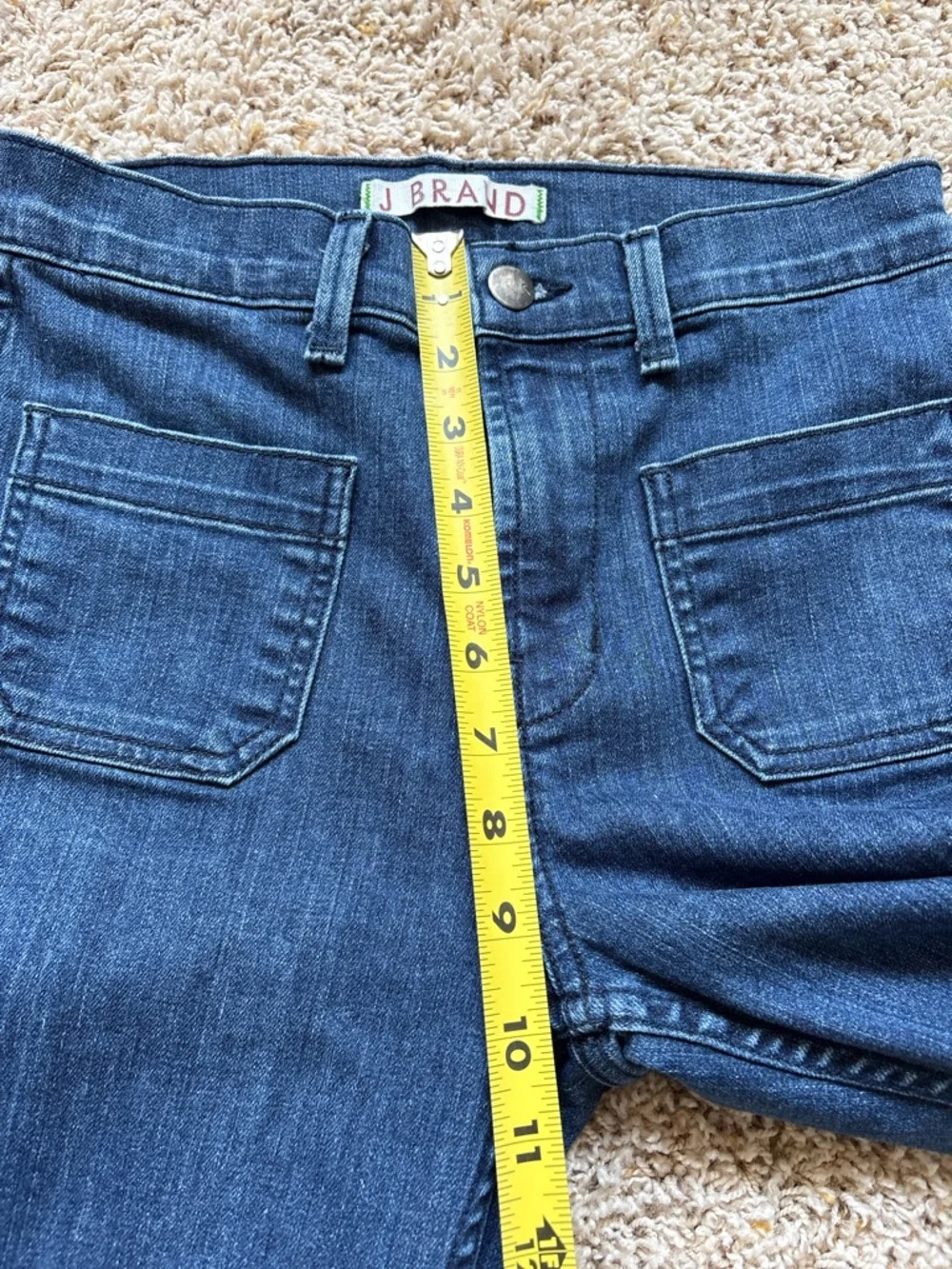 J Brand Mystery High-rise Flare Jeans Sz 25 hemmed